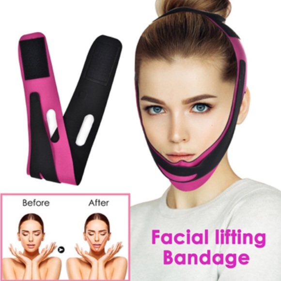 NEOPRENE FACE SHAPER SLIMMING JAW STRAP MASK - Picture 5 of 9